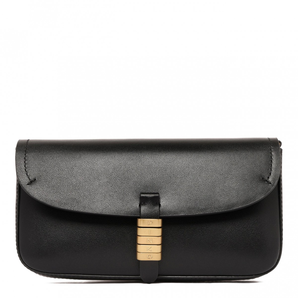 Black Logo-Detail Crossbody Bag