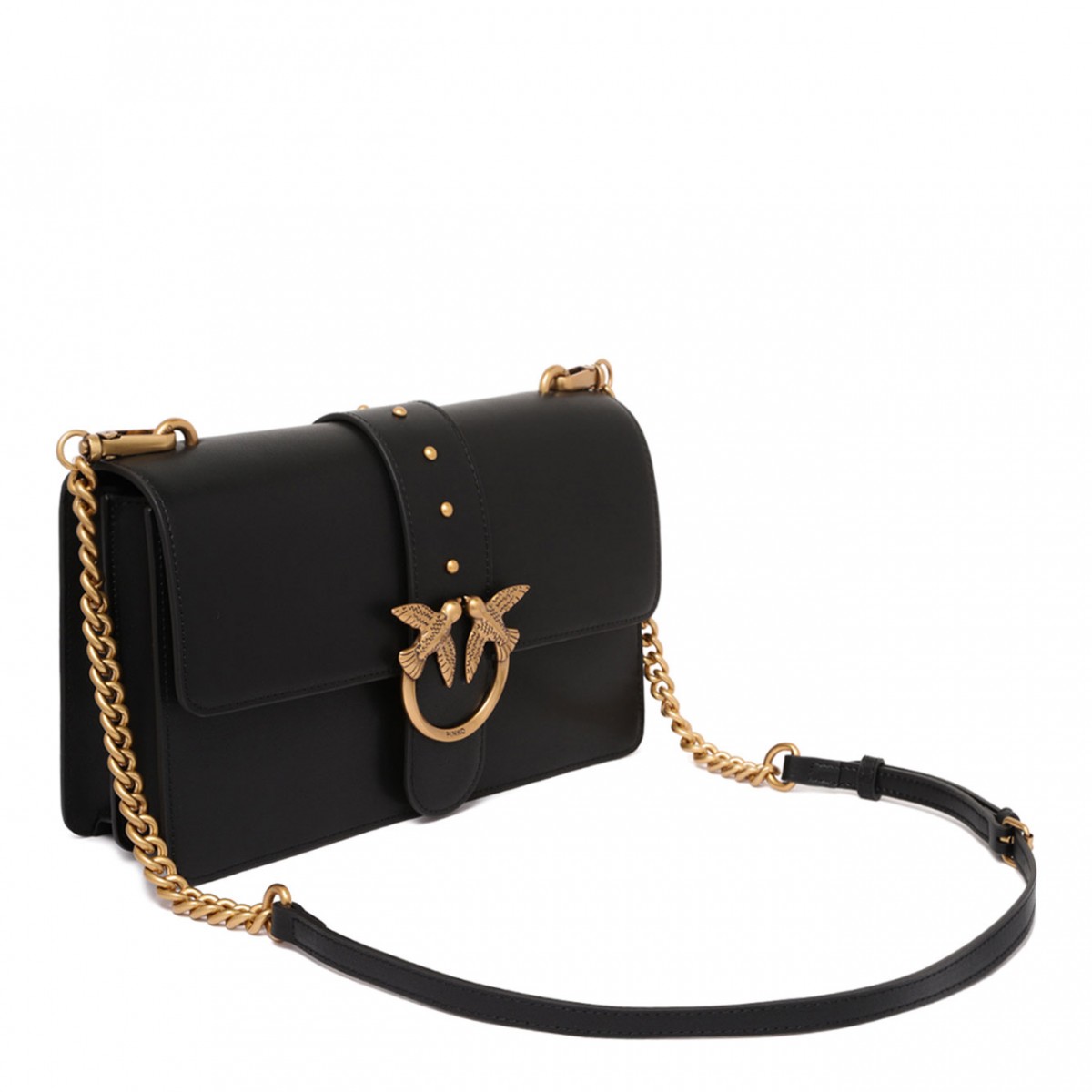 Black Classic Love One Shoulder Bag