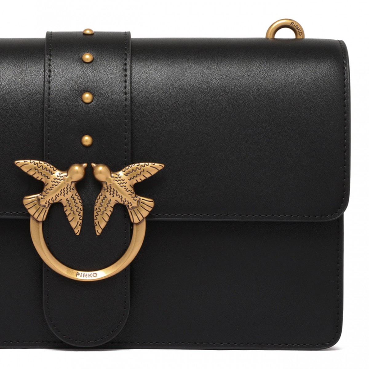 Black Classic Love One Shoulder Bag