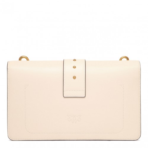 White Classic Love One Shoulder Bag