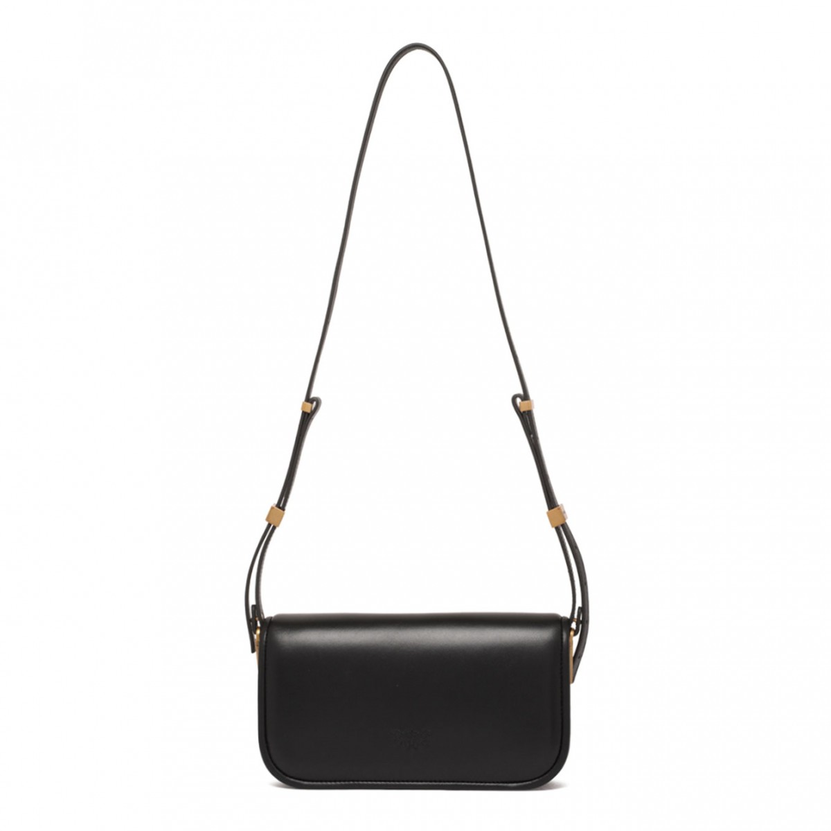 Black Love Bird-Buckle Shoulder Bag