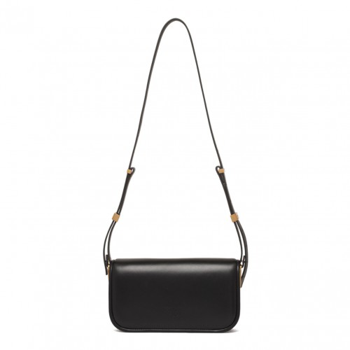 Black Love Bird-Buckle Shoulder Bag