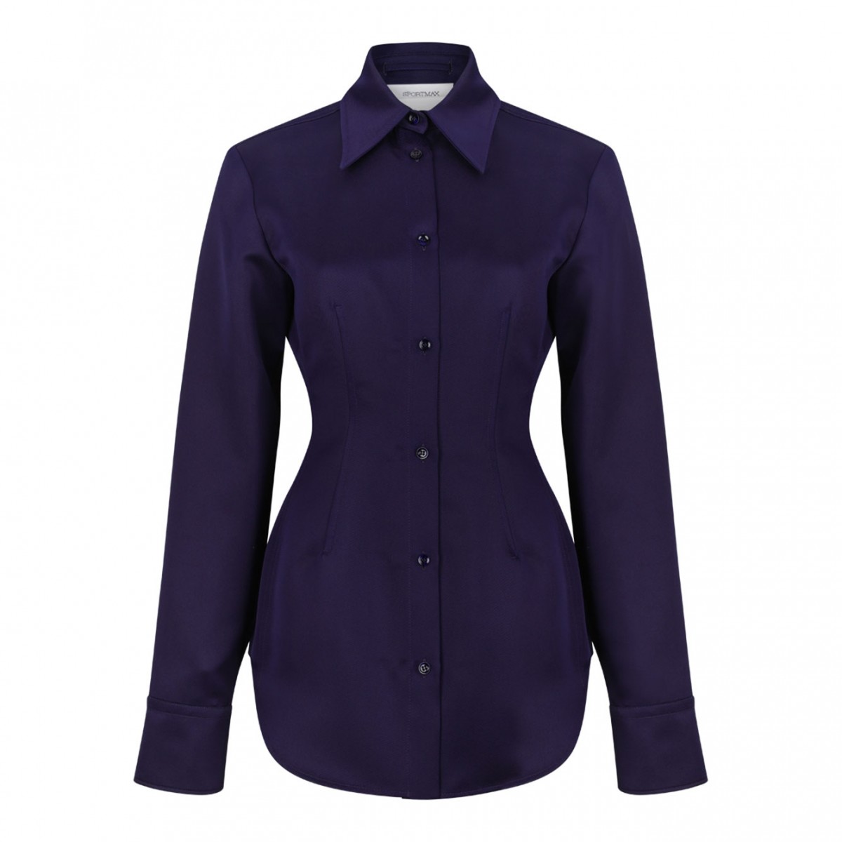 Dark Purple Fitted Shirt