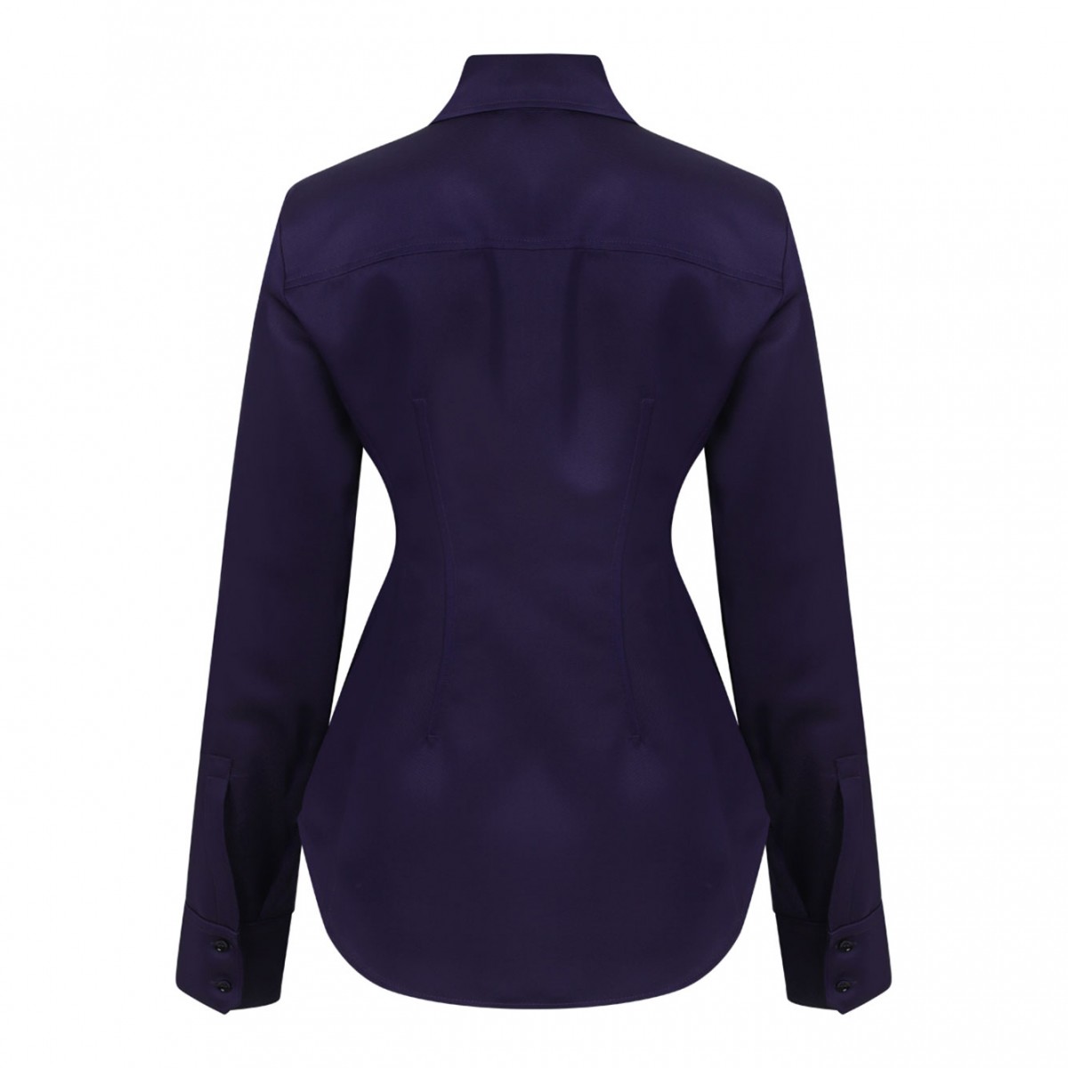 Dark Purple Fitted Shirt