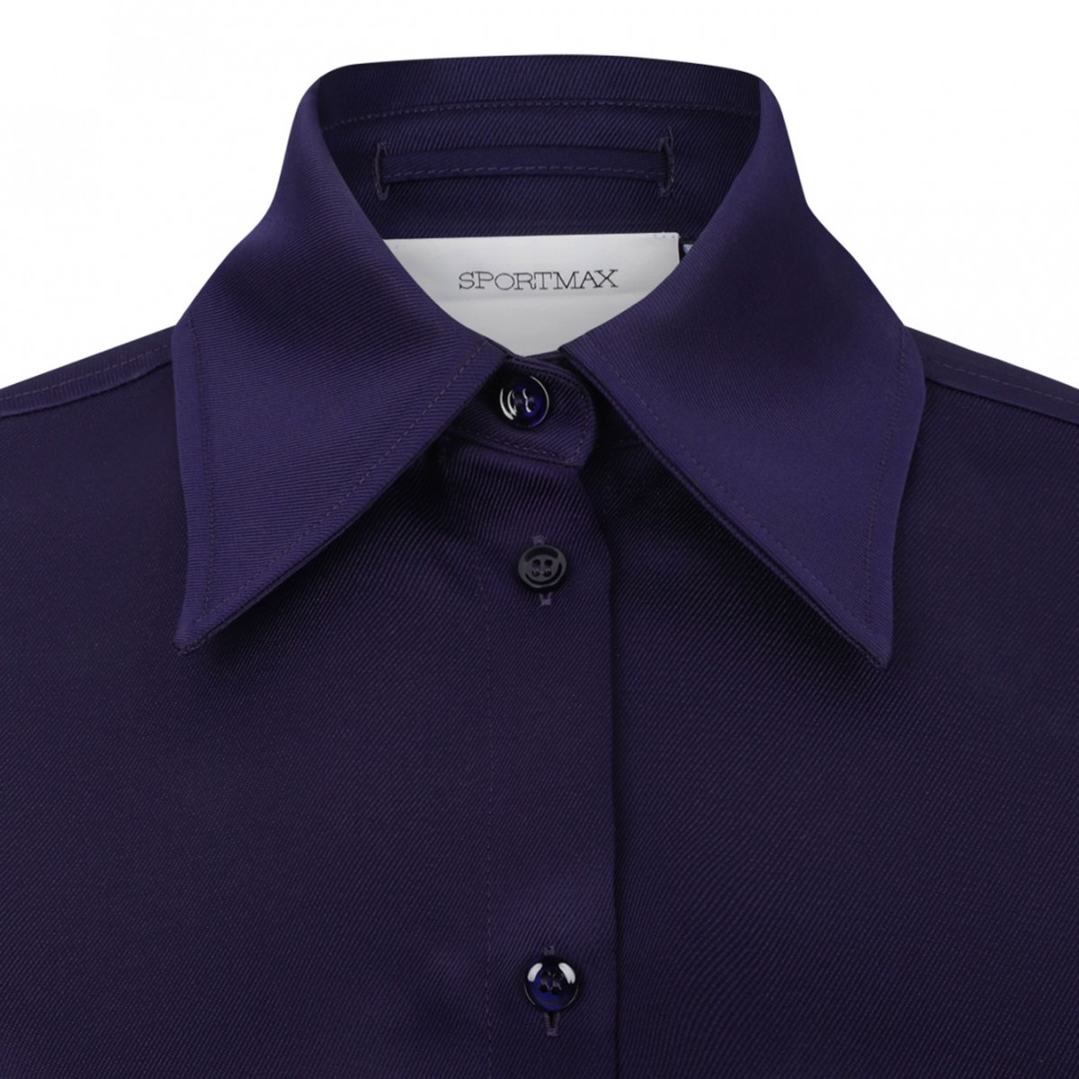 Dark Purple Fitted Shirt