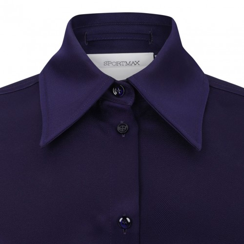 Dark Purple Fitted Shirt