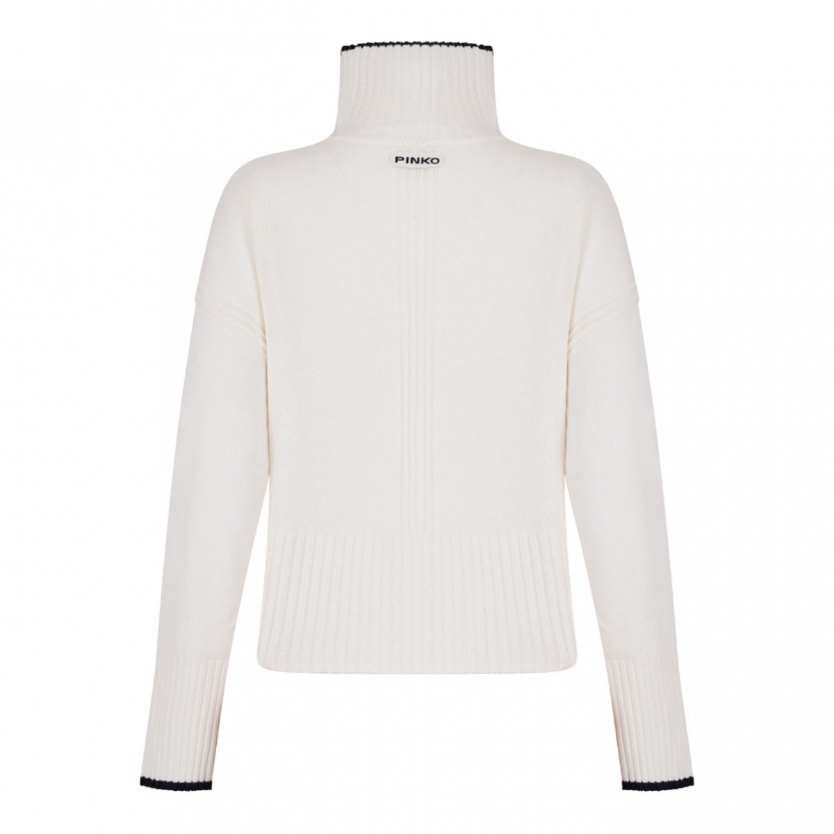 Off White High Neck Sweater