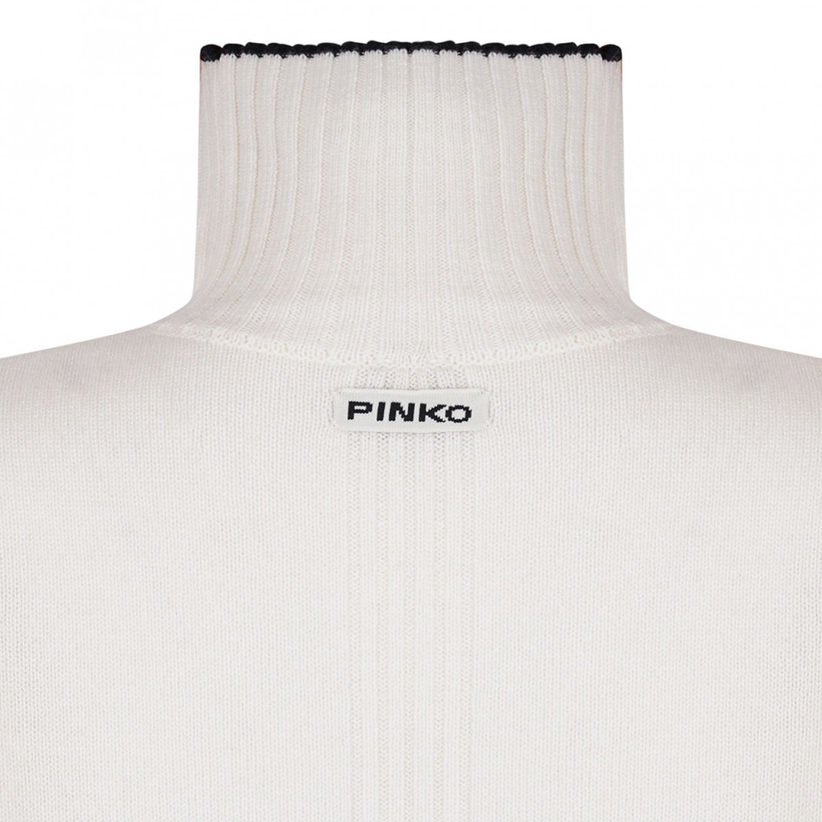 Off White High Neck Sweater