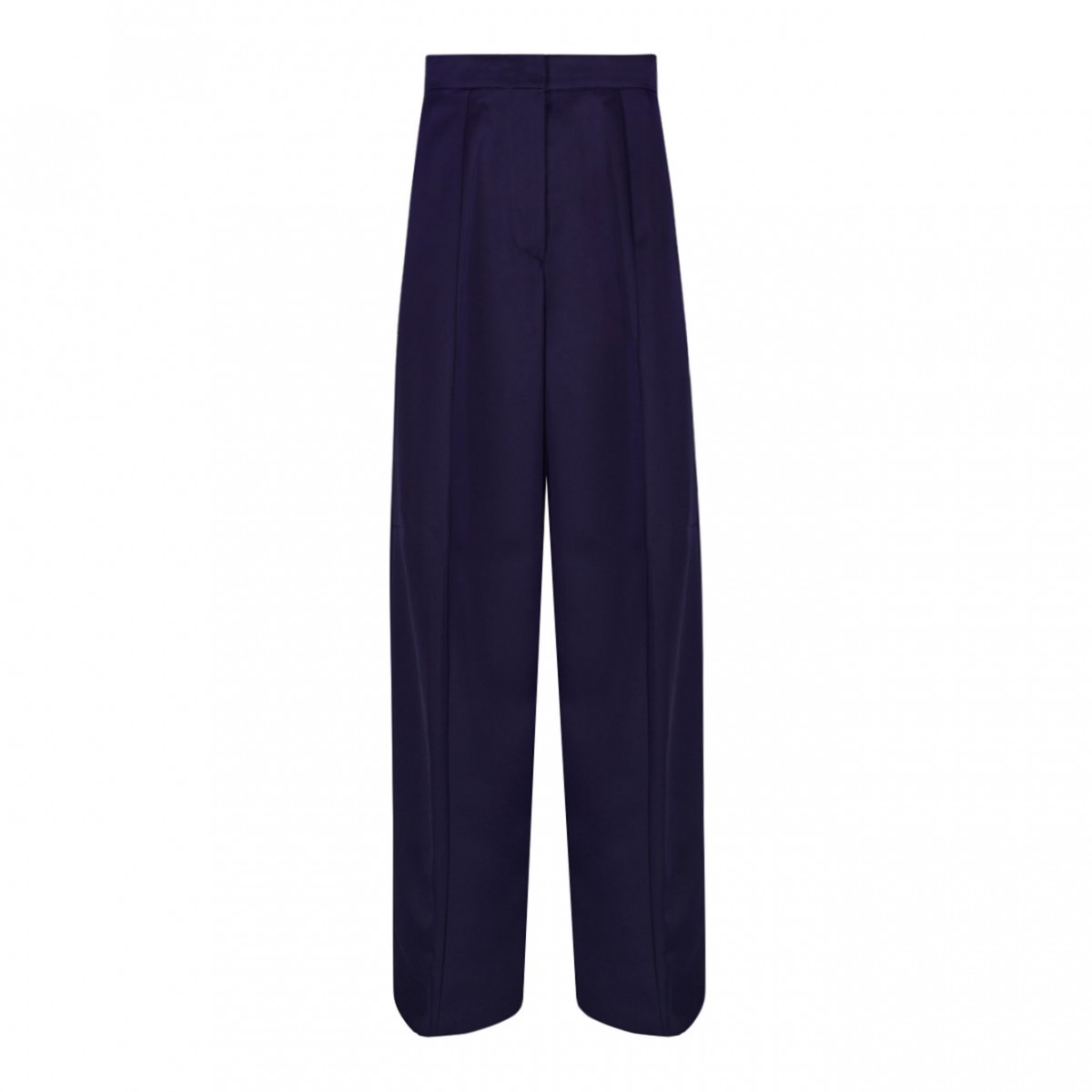 Dark Purple Oversized Low-Waisted Trousers
