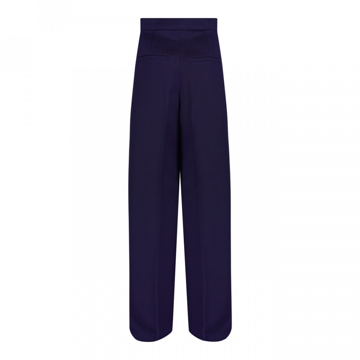 Dark Purple Oversized Low-Waisted Trousers
