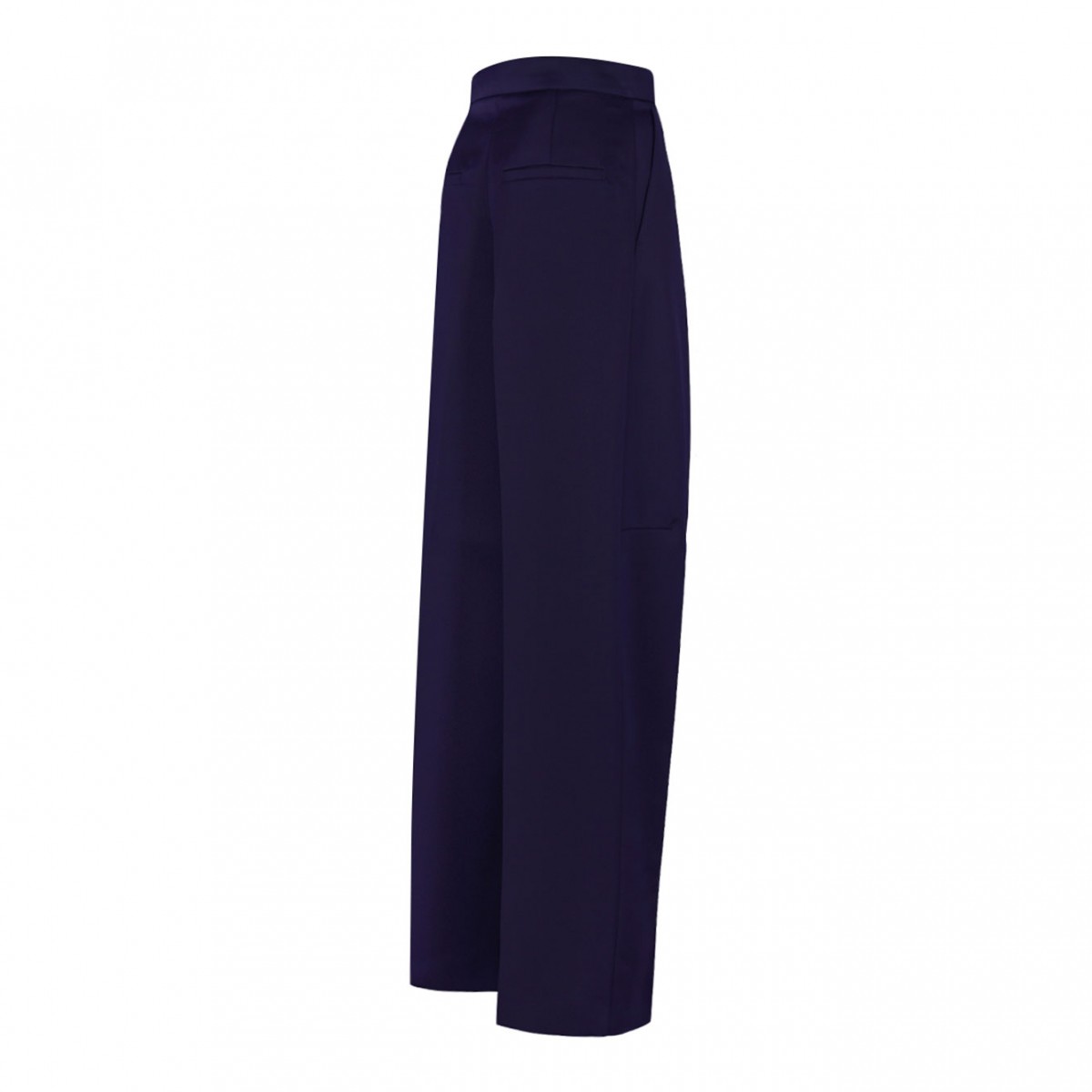 Dark Purple Oversized Low-Waisted Trousers