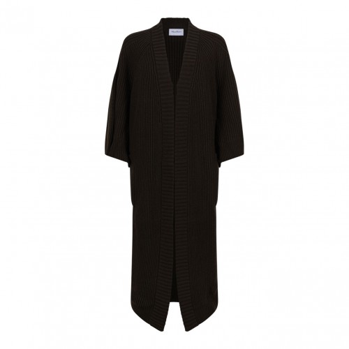 Moss Green Long Dressing Gown Cardigan