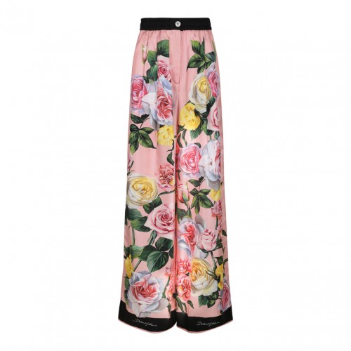 Floral Print Trousers