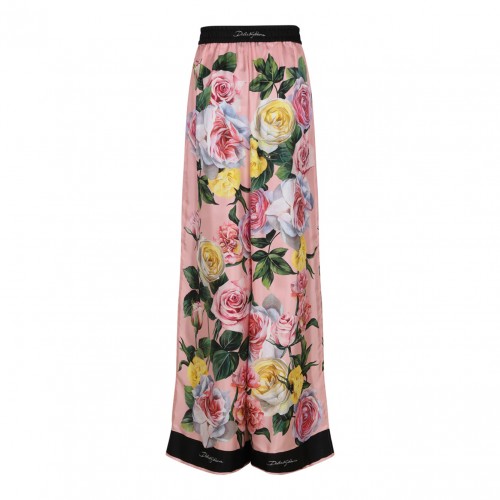 Floral Print Trousers