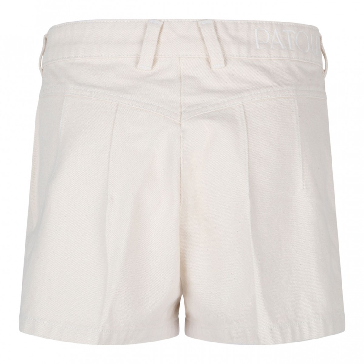 Natural Denim Mini Shorts