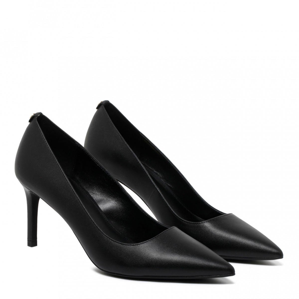 Black Calf Leather Keke Pumps