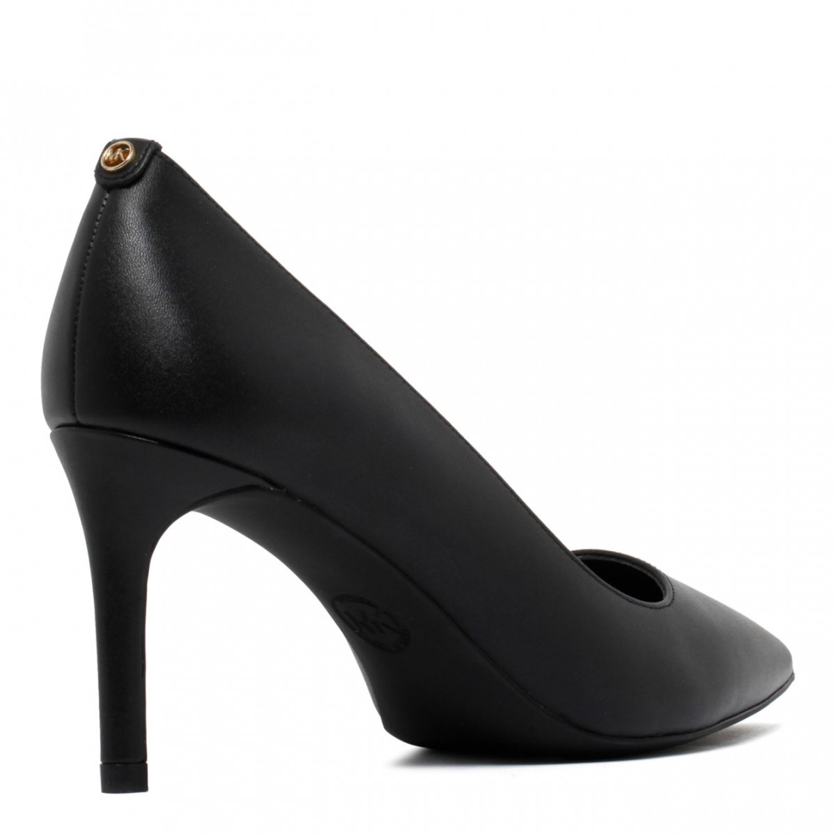 Black Calf Leather Keke Pumps