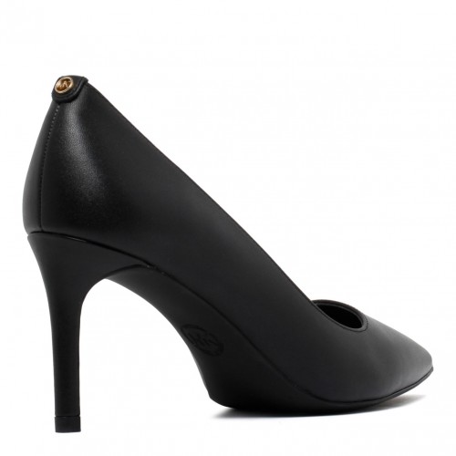 Black Calf Leather Keke Pumps