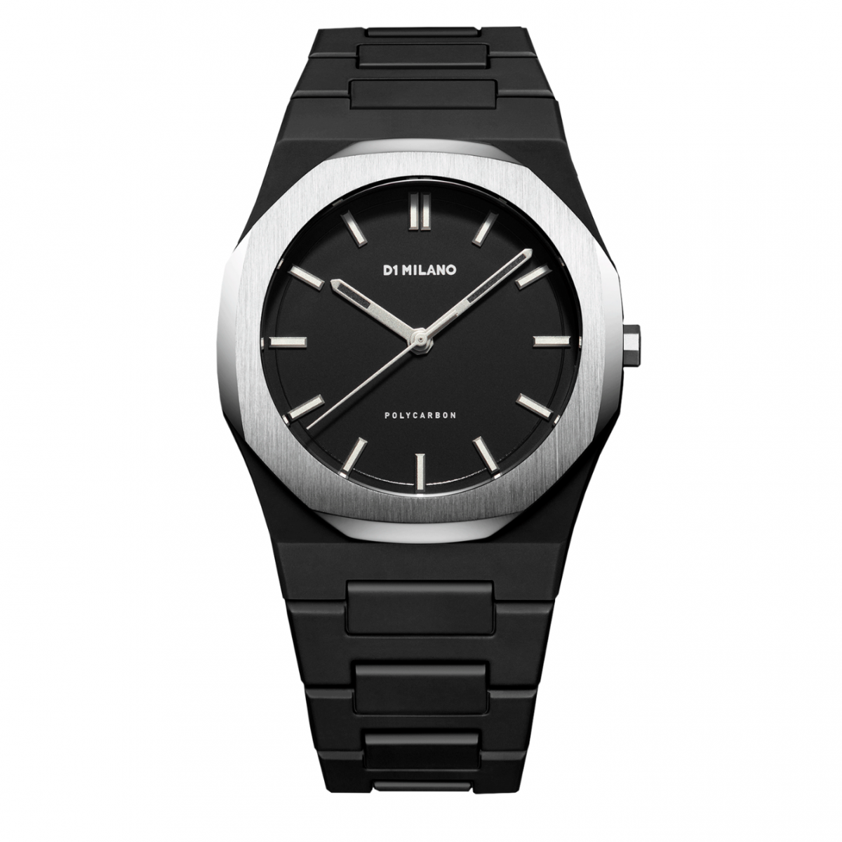 Black and Silver Minimalist Watch