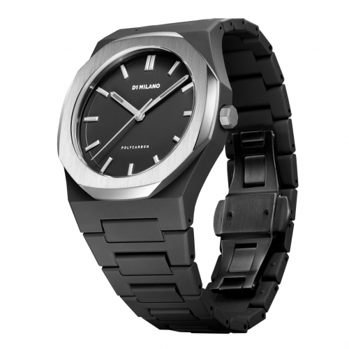 Black and Silver Minimalist Watch