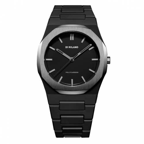 Black and Silver Minimalist Watch