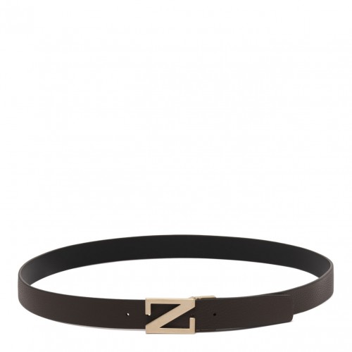 Brown Monogram Buckle Belt