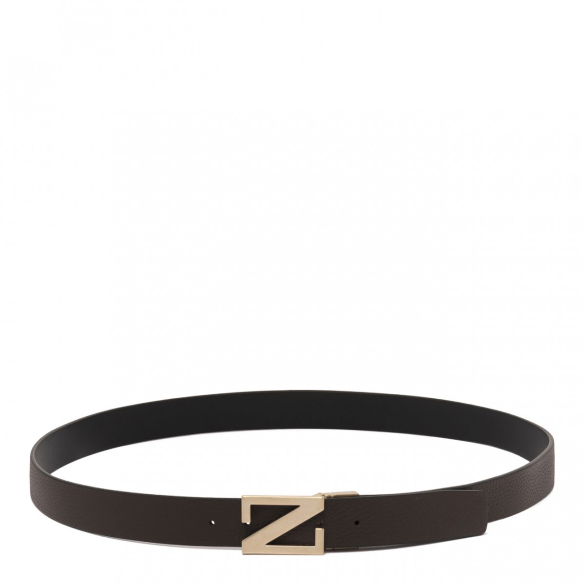 Brown Monogram Buckle Belt