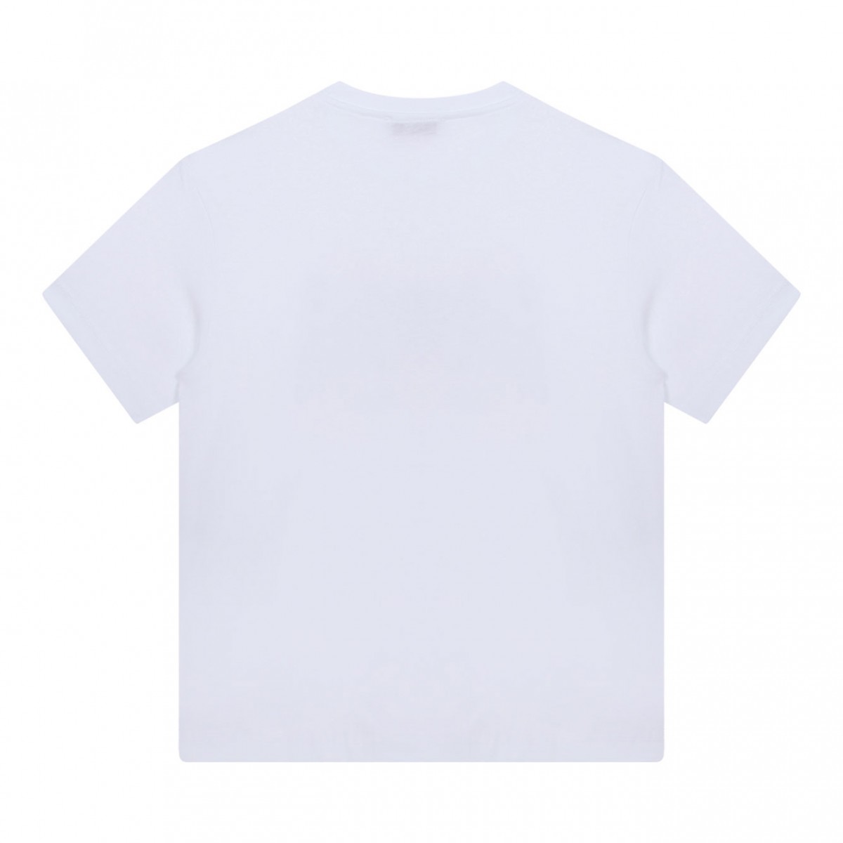 White Logo Print T-Shirt