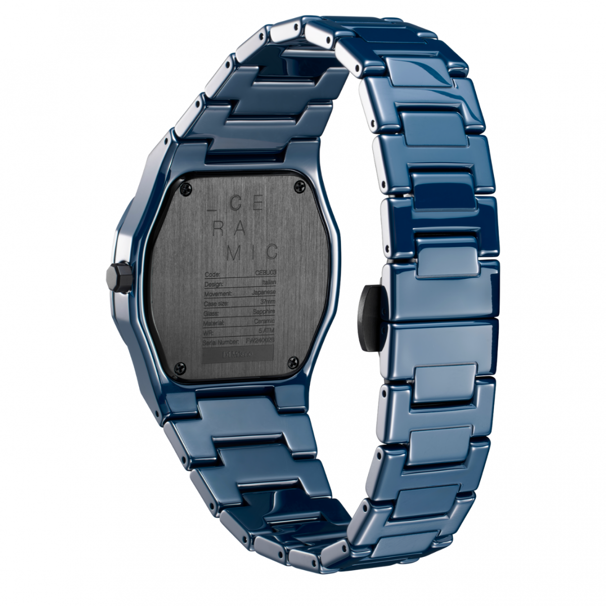 Pure Blue Ceramic Watch