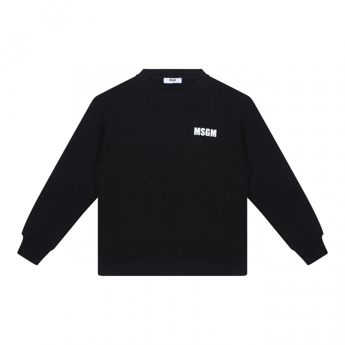 Black Logo Print Sweatshirt