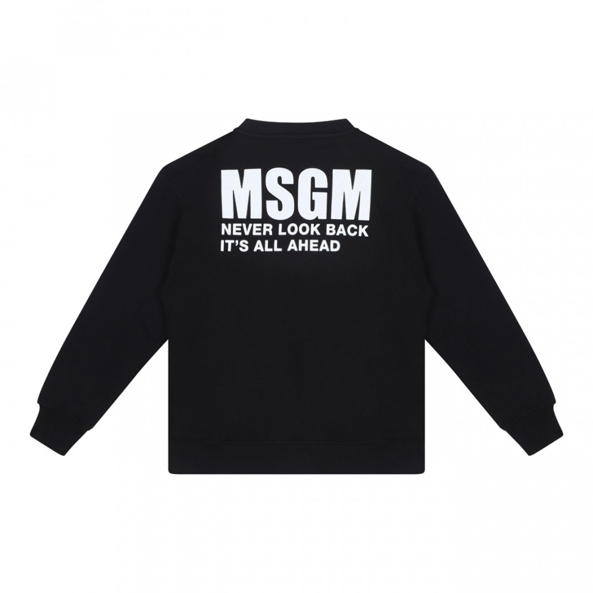 Black Logo Print Sweatshirt