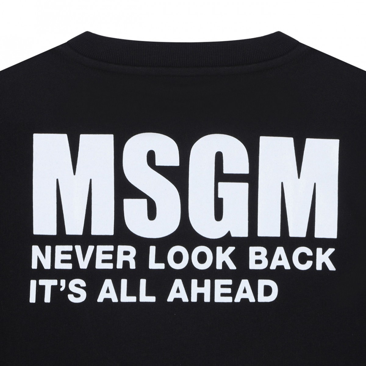 Black Logo Print Sweatshirt