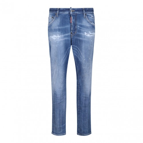 Blue Distressed Jeans