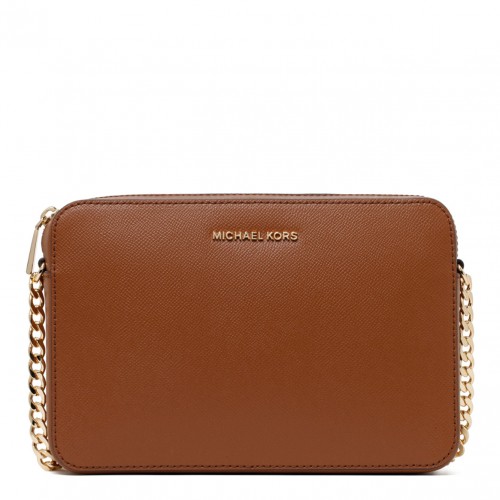 Brown Jet Set Large Shoulder Bag