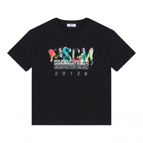 Black Logo Print T-Shirt