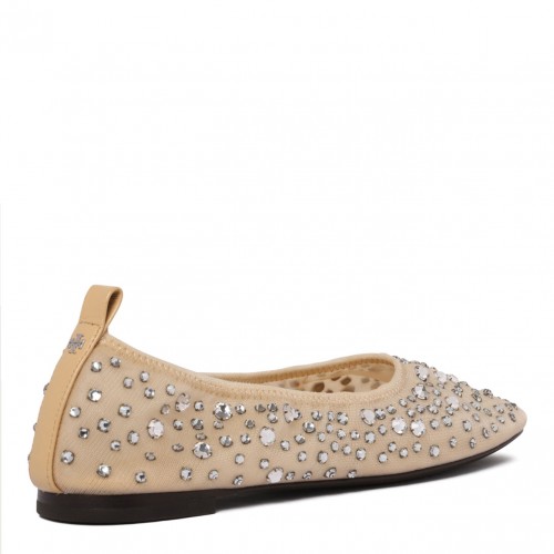 Sheer Crystal Ballerinas