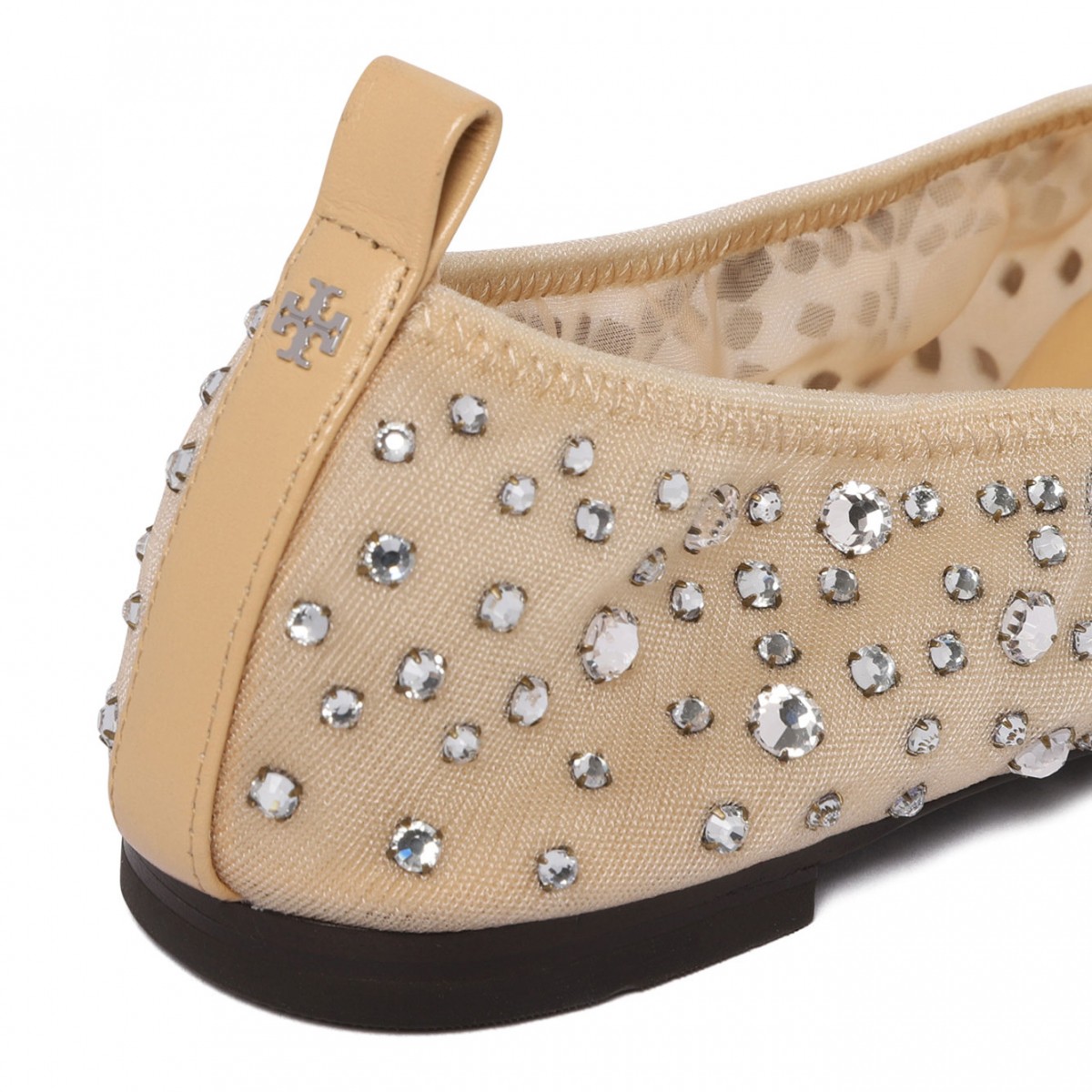Sheer Crystal Ballerinas
