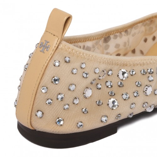 Sheer Crystal Ballerinas