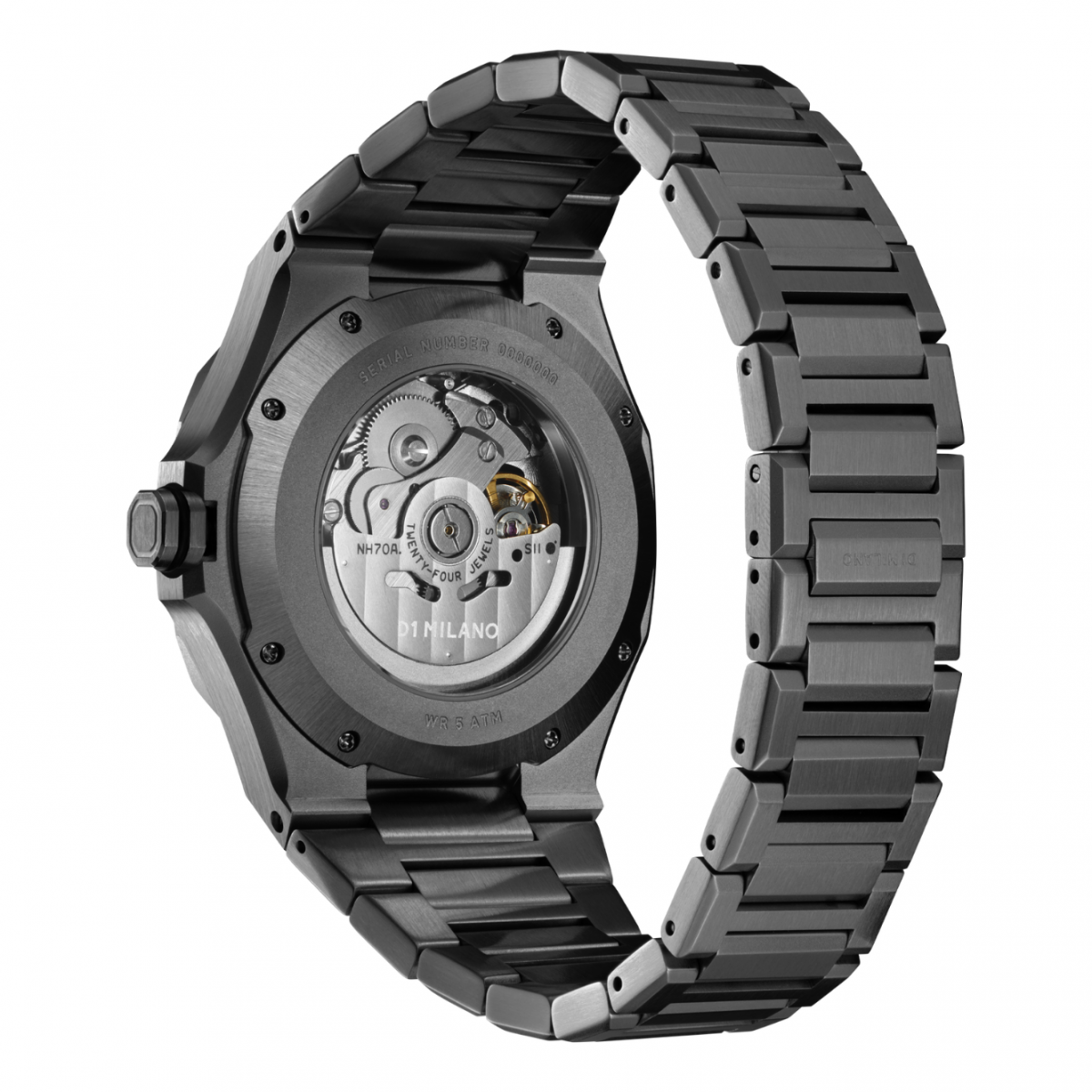Dark Silver Mechanical Marvel Watch