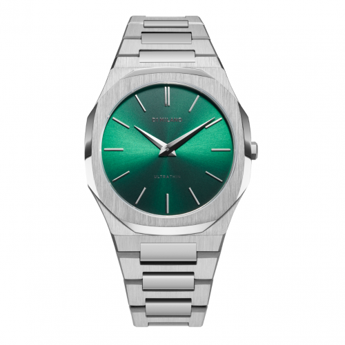 Silver and Scarabeo Watch