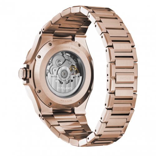 Rose Gold Tone Mechanical Marvel Watch