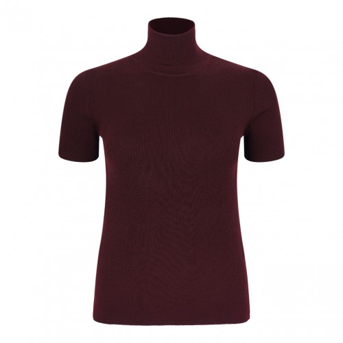 Cherry Wool Yarn Turtleneck