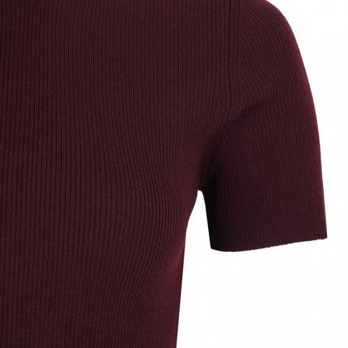 Cherry Wool Yarn Turtleneck