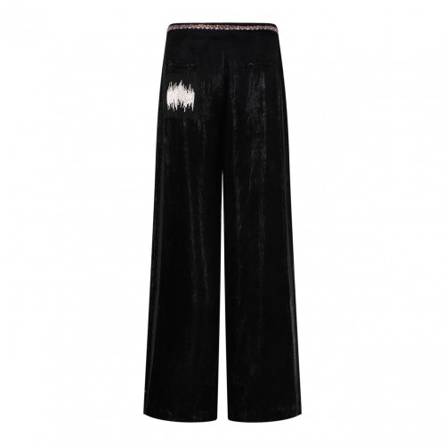 Black Velvet Trousers