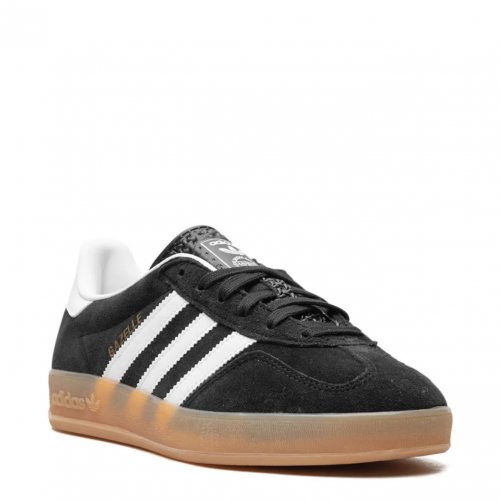 Black and White Gazelle Indoor Sneakers 2