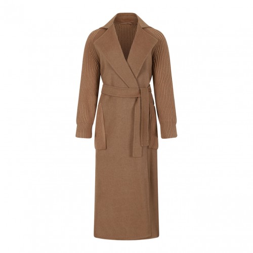 Camel Dressing Gown Coat
