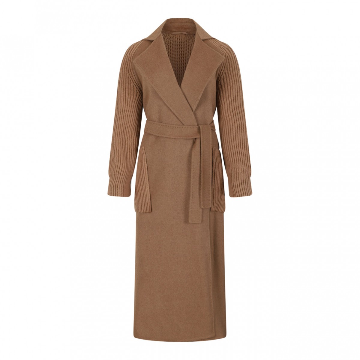Camel Dressing Gown Coat