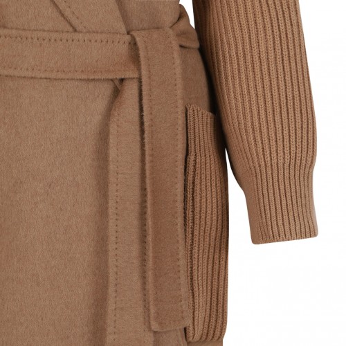 Camel Dressing Gown Coat