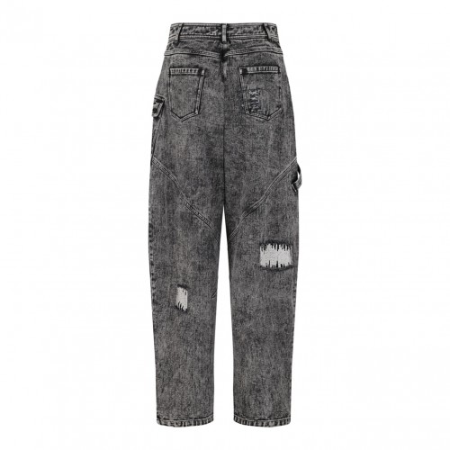 Dark Grey Denim Jeans 2