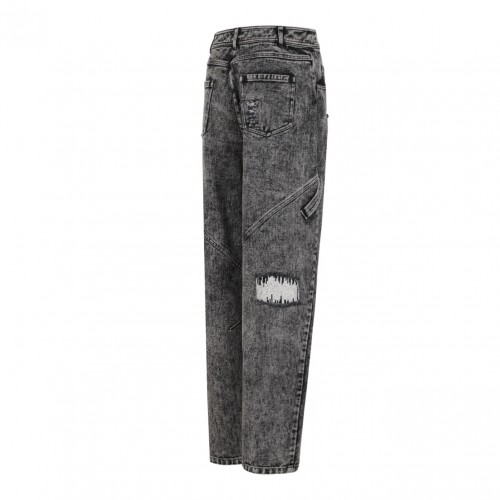 Dark Grey Denim Jeans